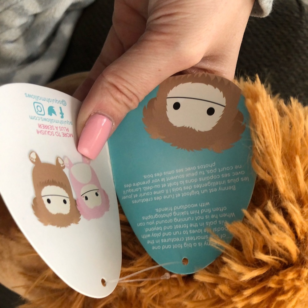 NWT 8” Benny the Bigfoot Squishmallow - Picture 2 of 2